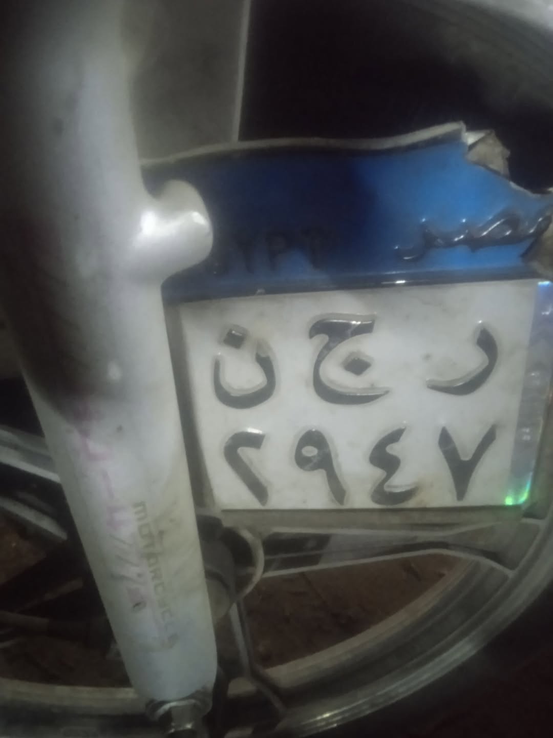 Lost License Plate in Egypt