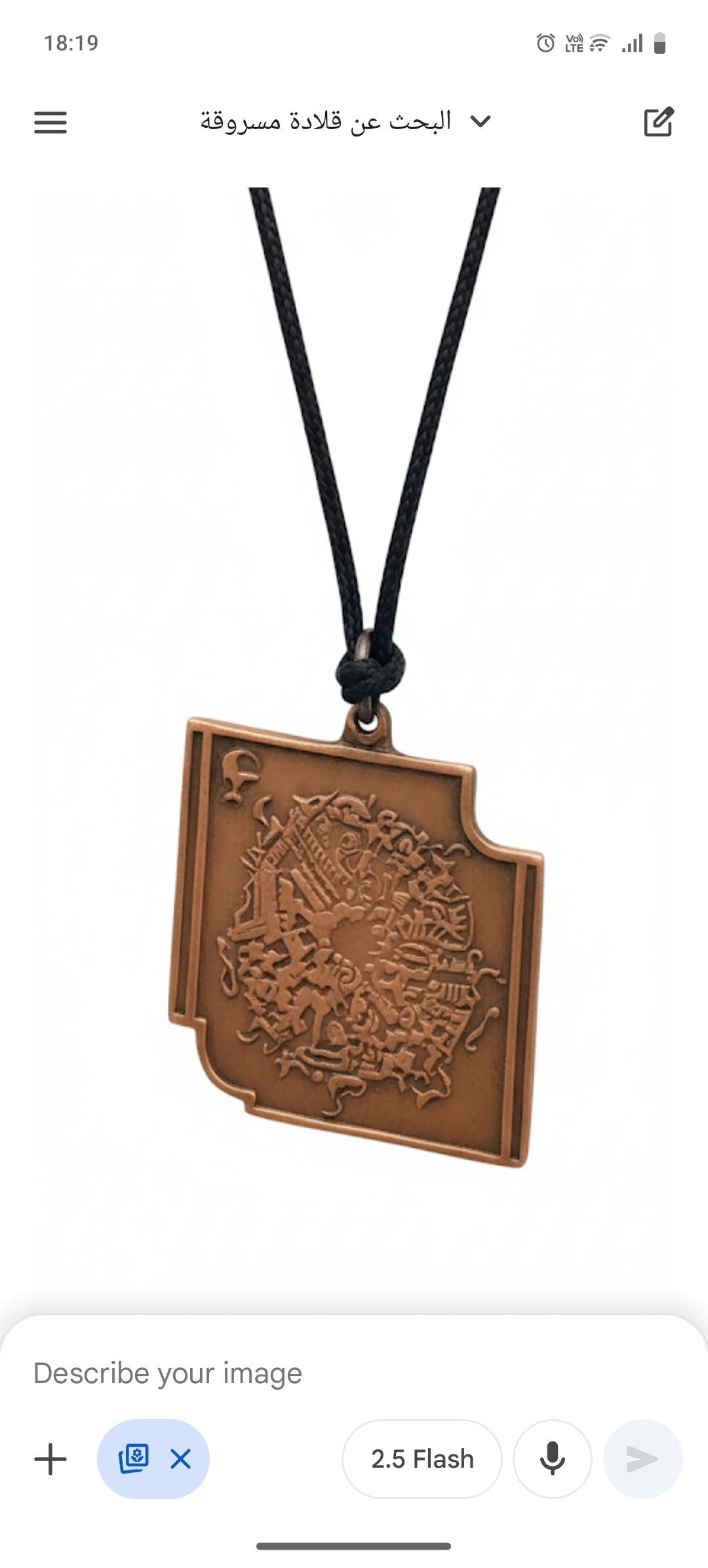 Lost necklace