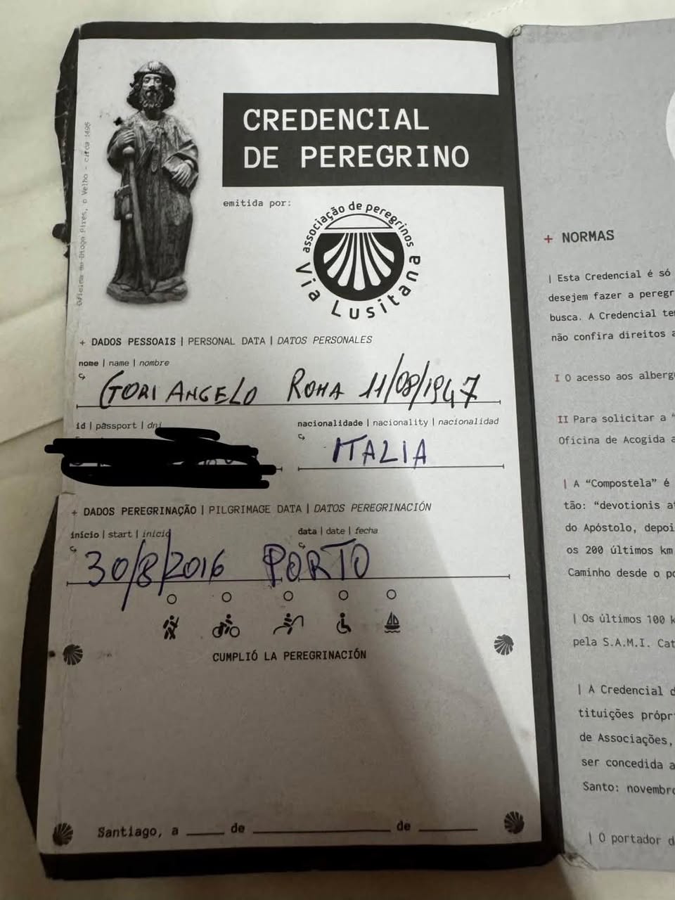 Found passport
