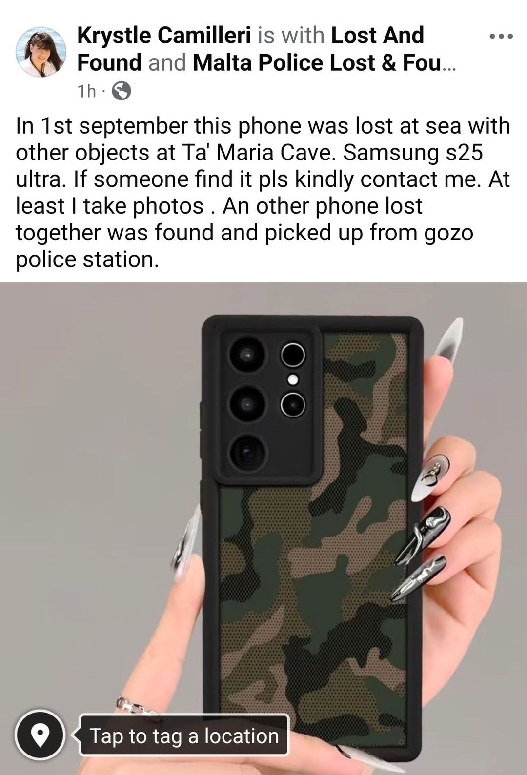 Lost Phone in Gozo