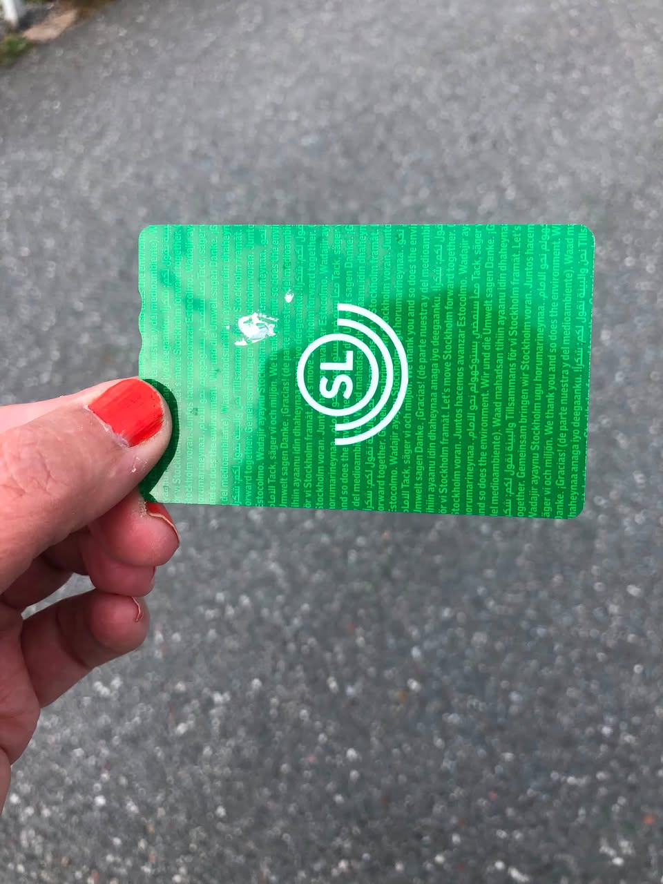 Found Card in NorrtäLje