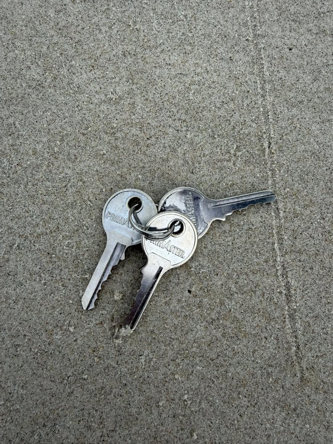 Found keys