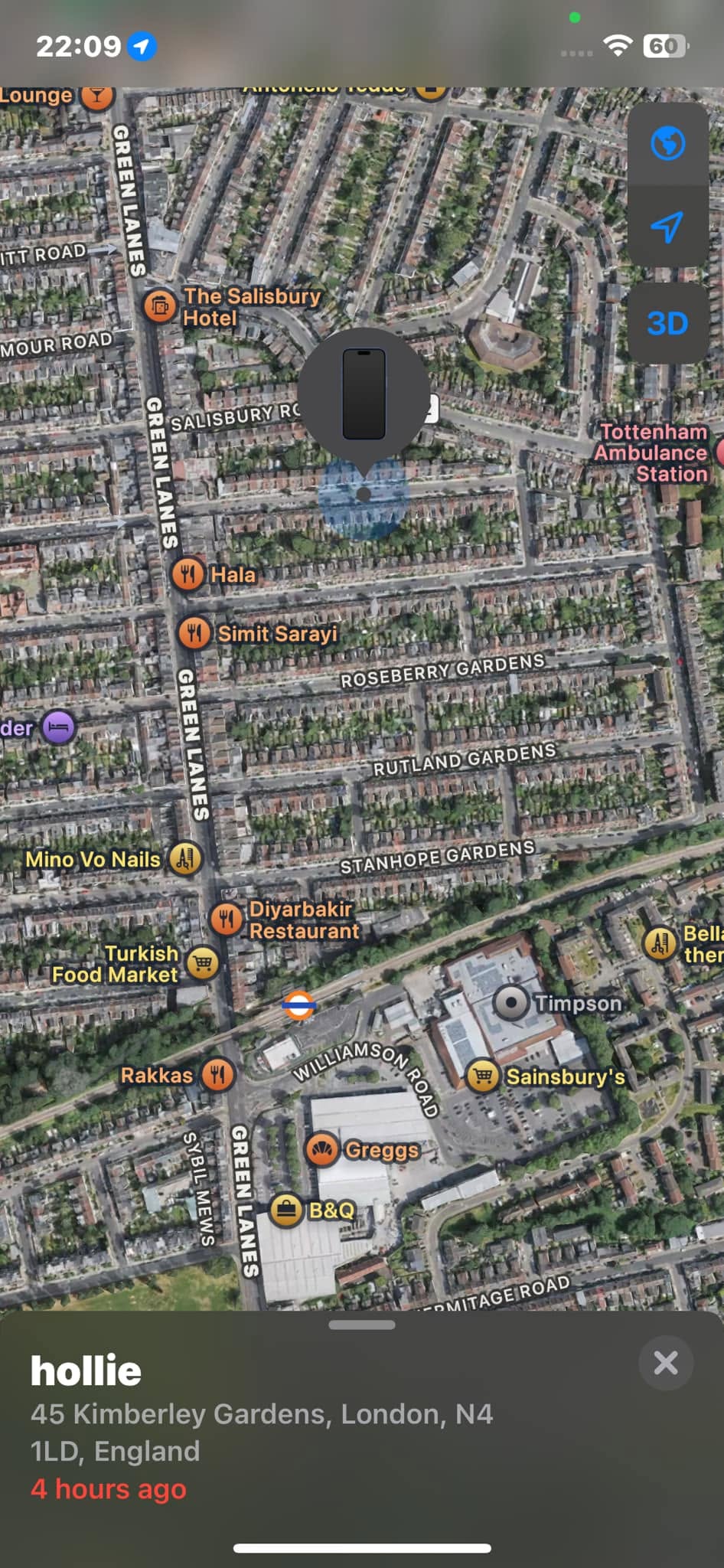 Lost Phone in London