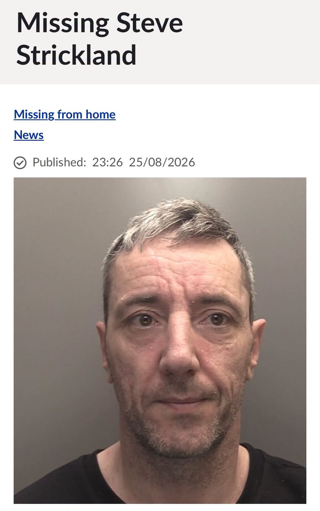 Lost person