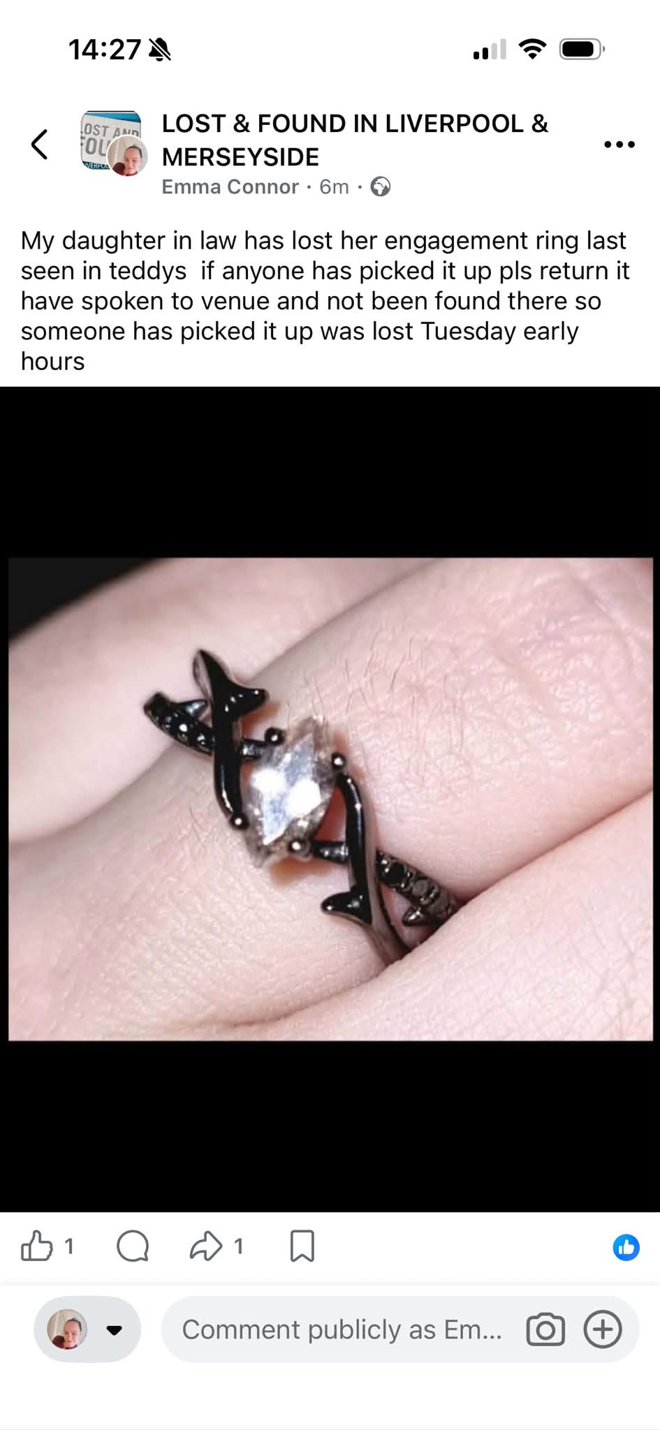 Lost ring