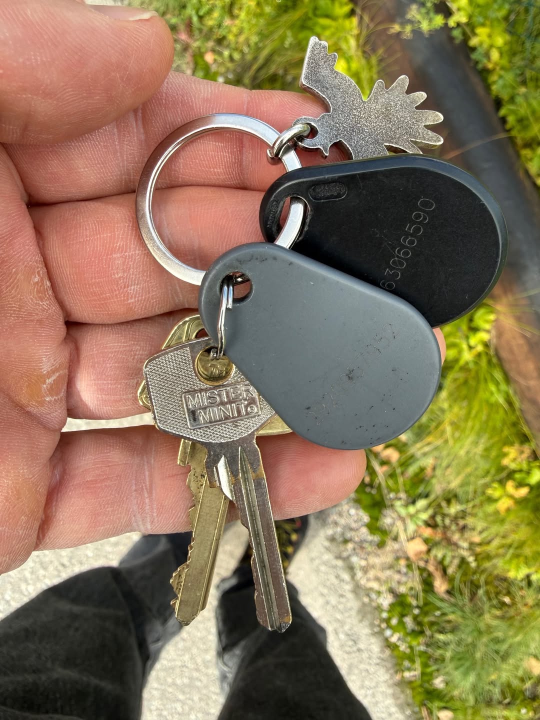 Found keys