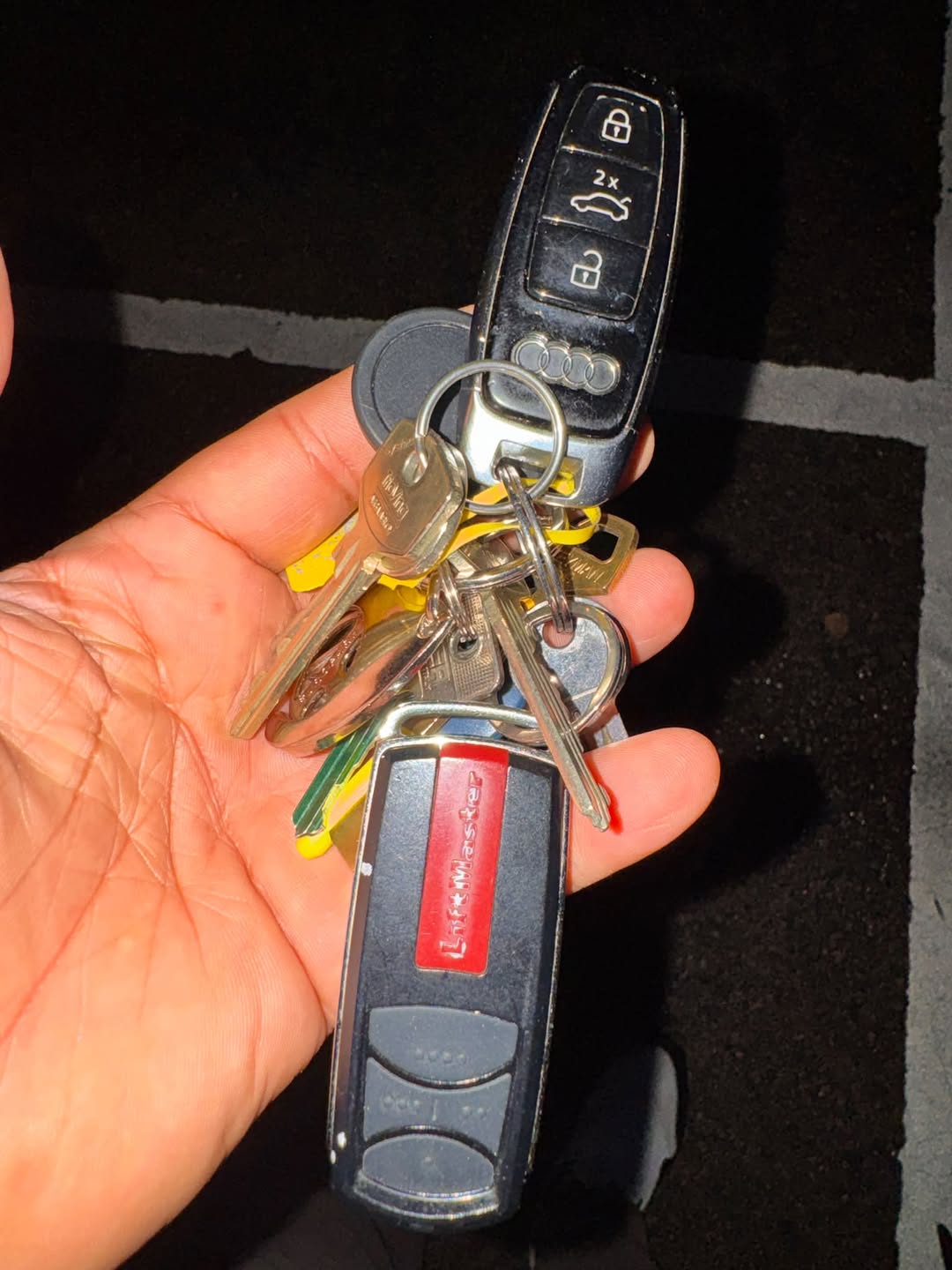 Found keys