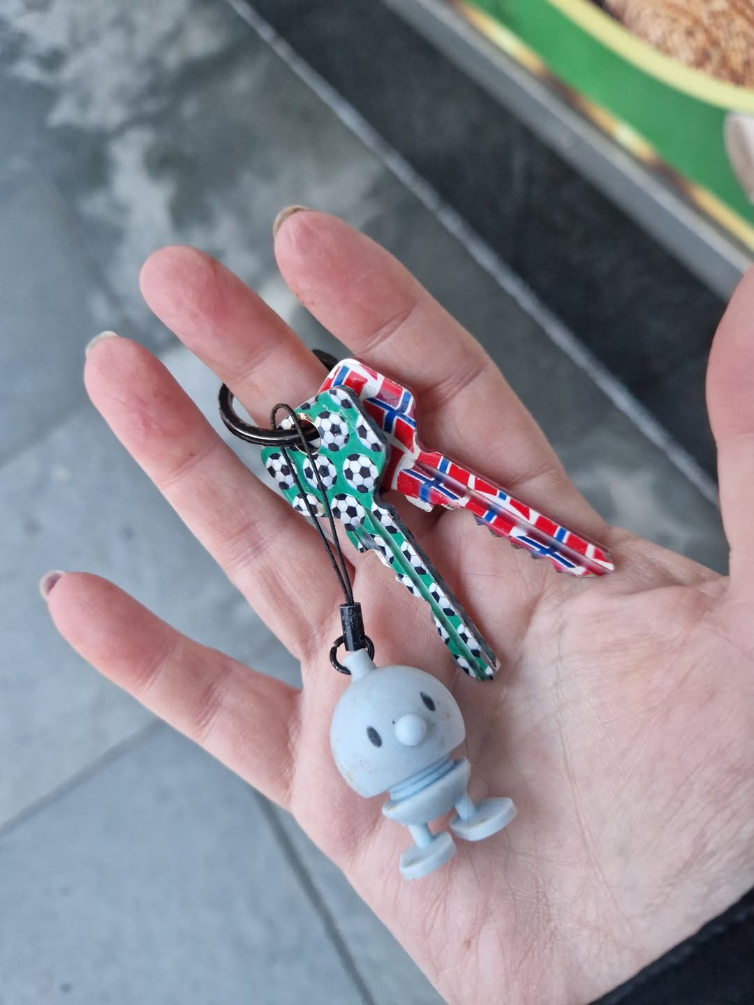 Found keys