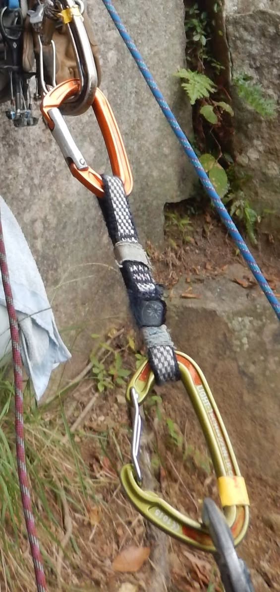 Found climbing gear