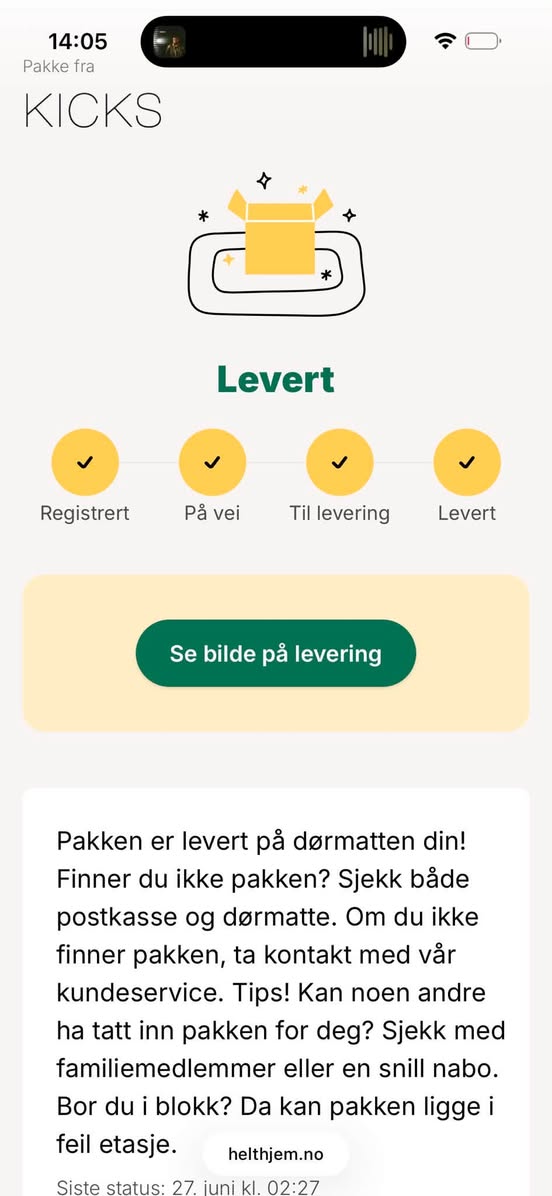 Lost Package in Norway