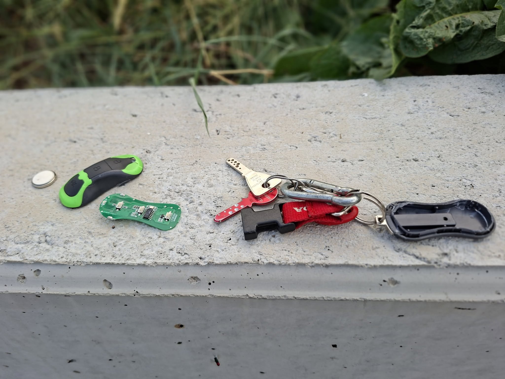 Found keys