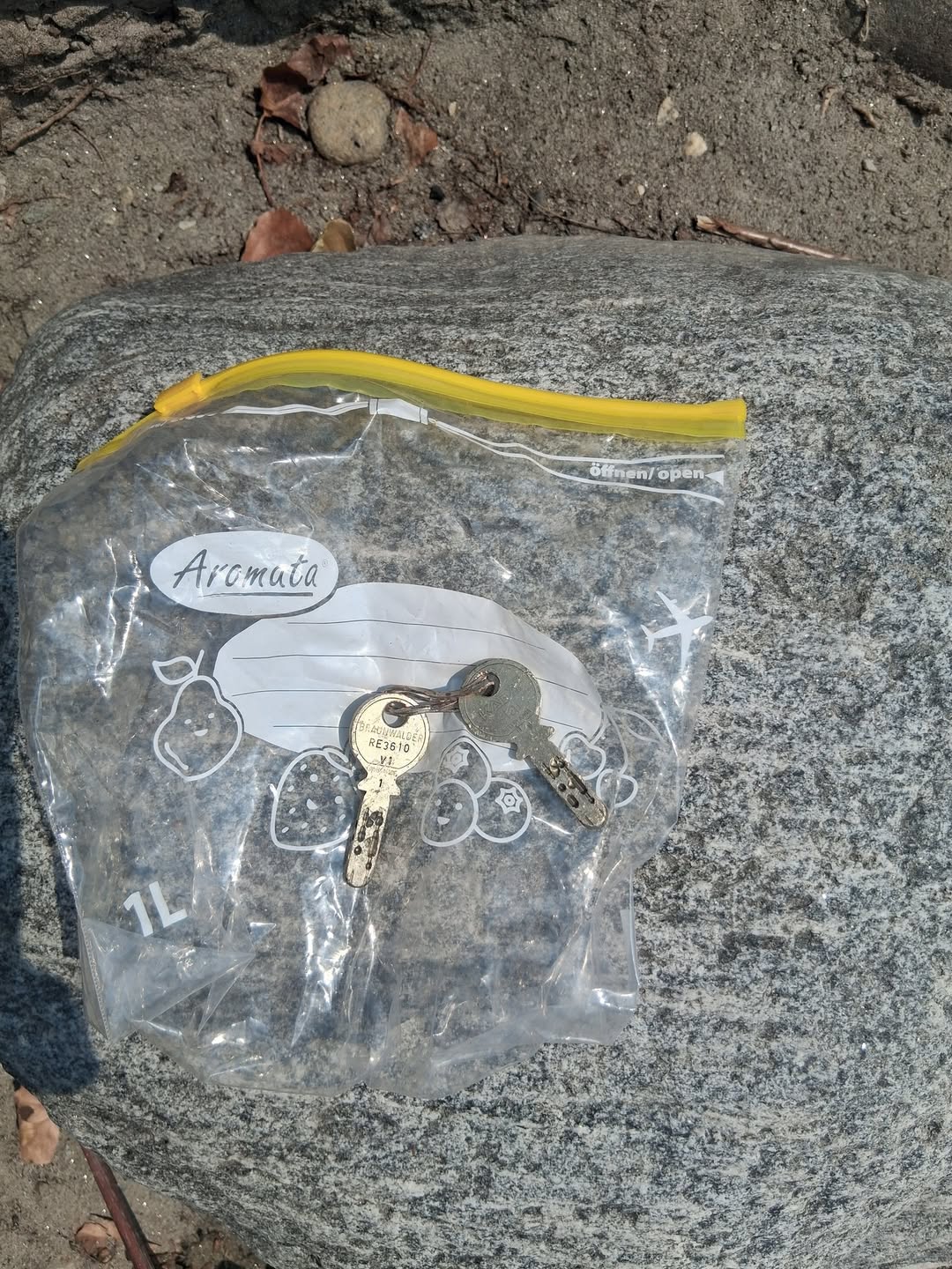 Found keys