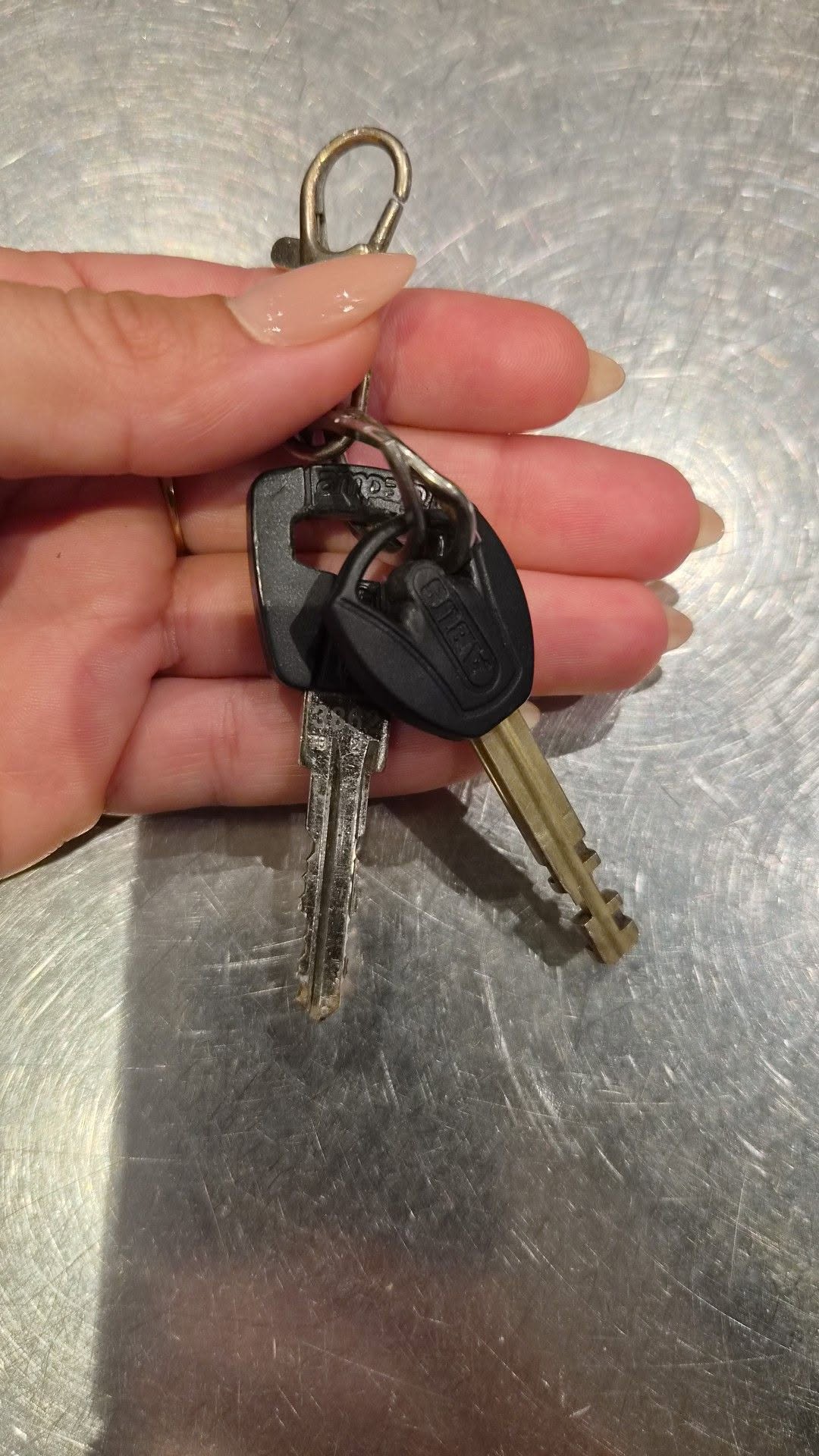 Found keys