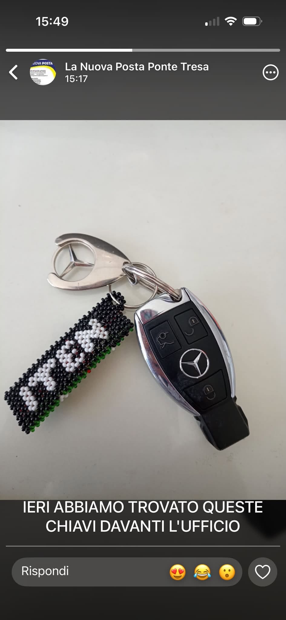 Found keys