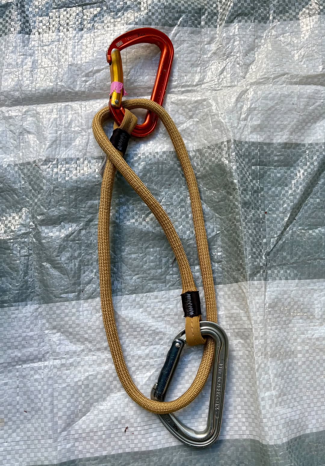 Found climbing gear