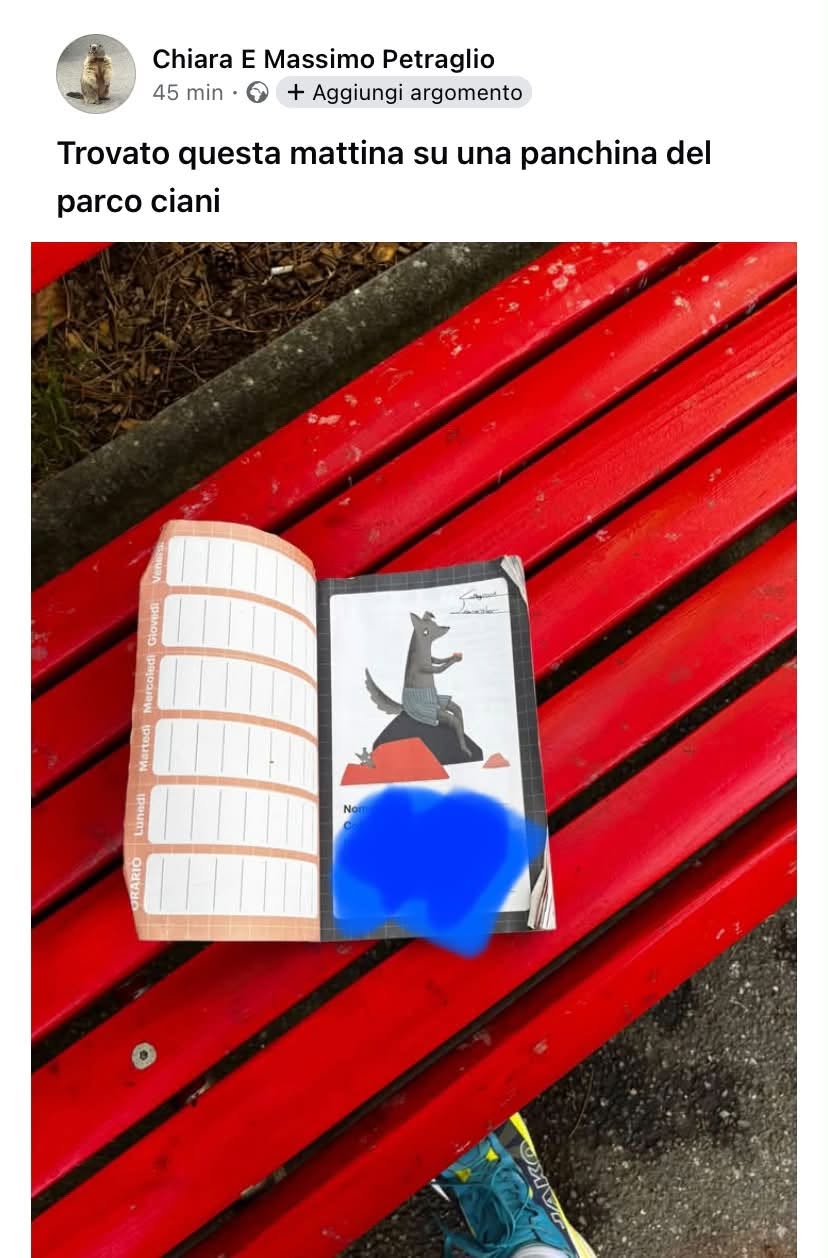Found Notebook in Lugano