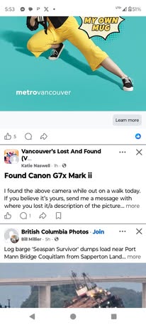 Lost Camera in Vancouver