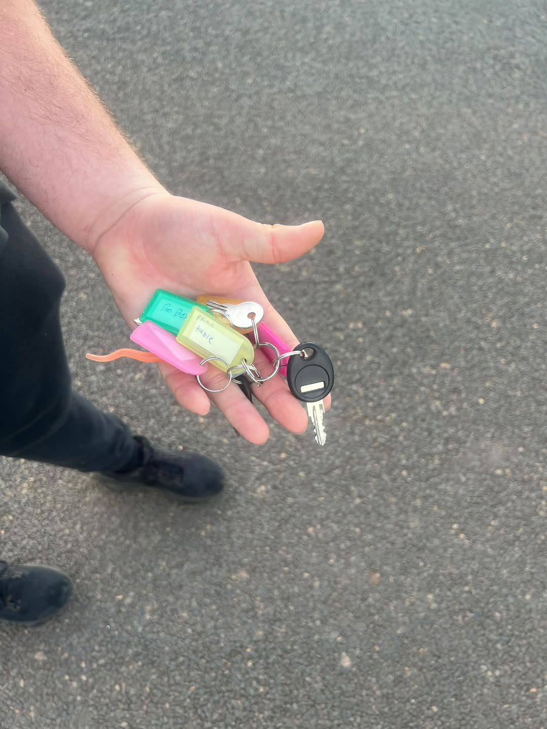 Found keys