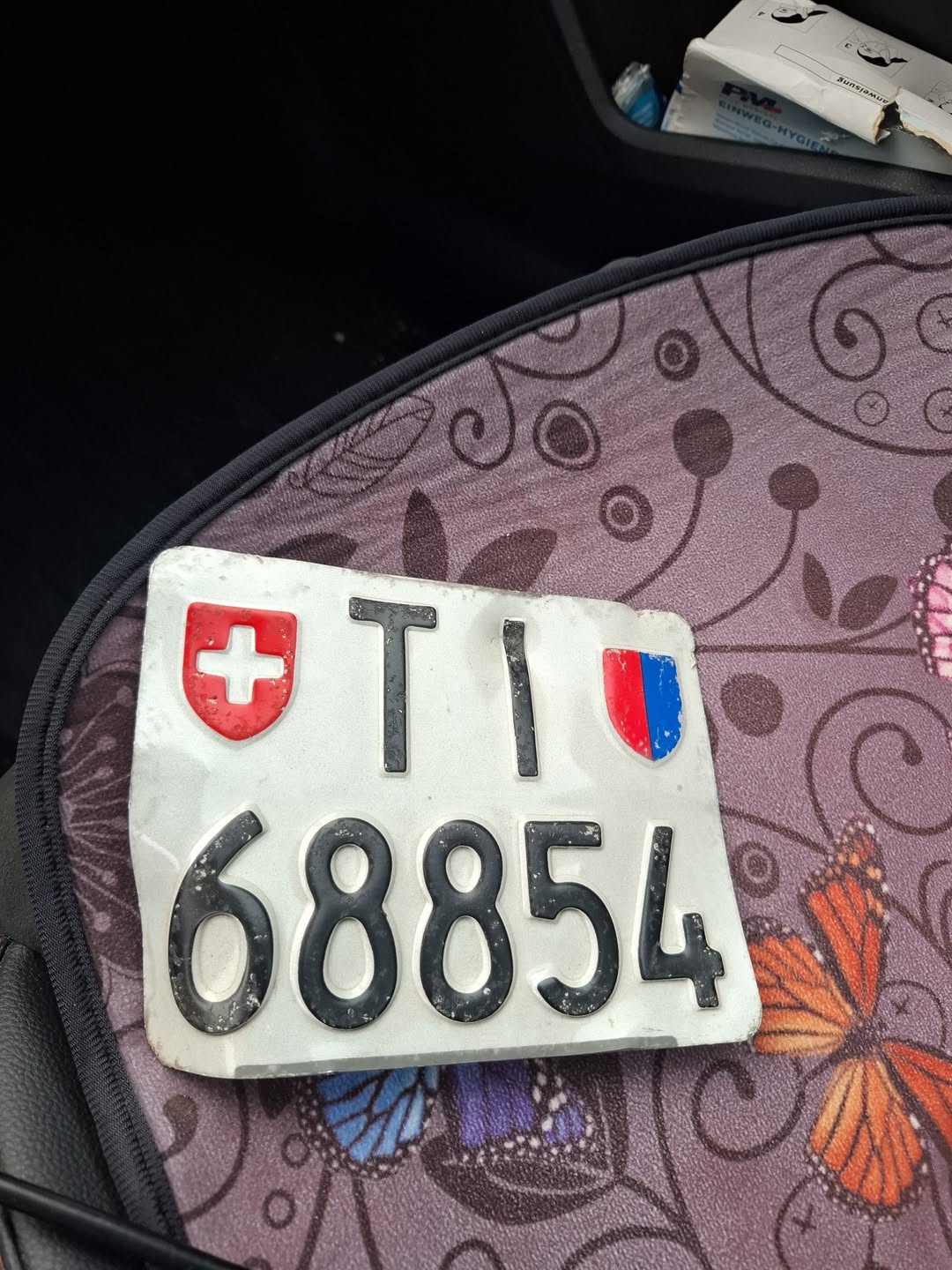 Found license plate