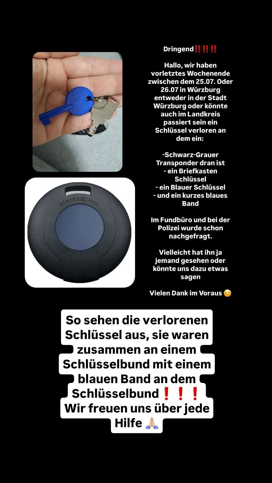 Lost Keys in WüRzburg