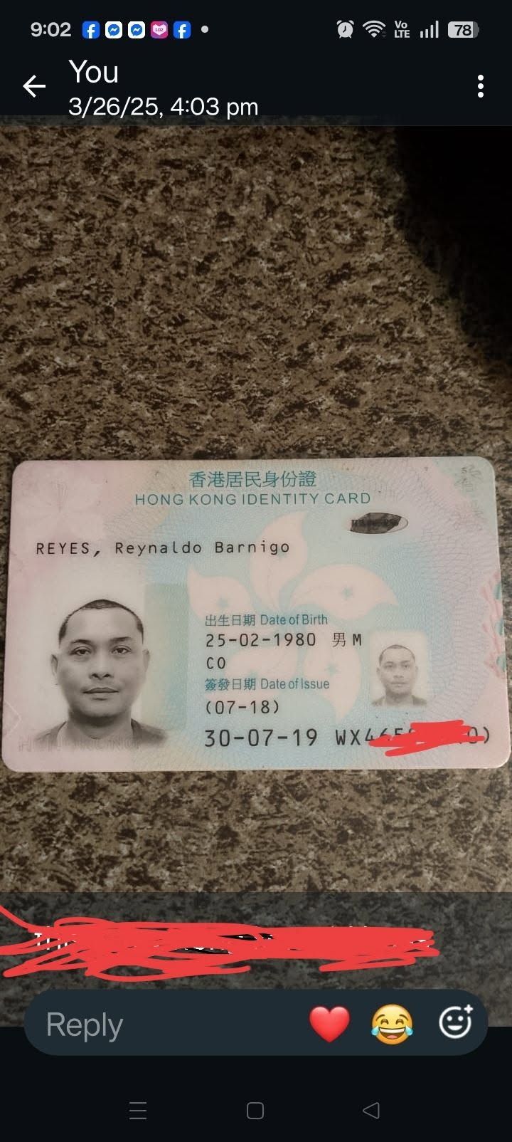 Lost ID