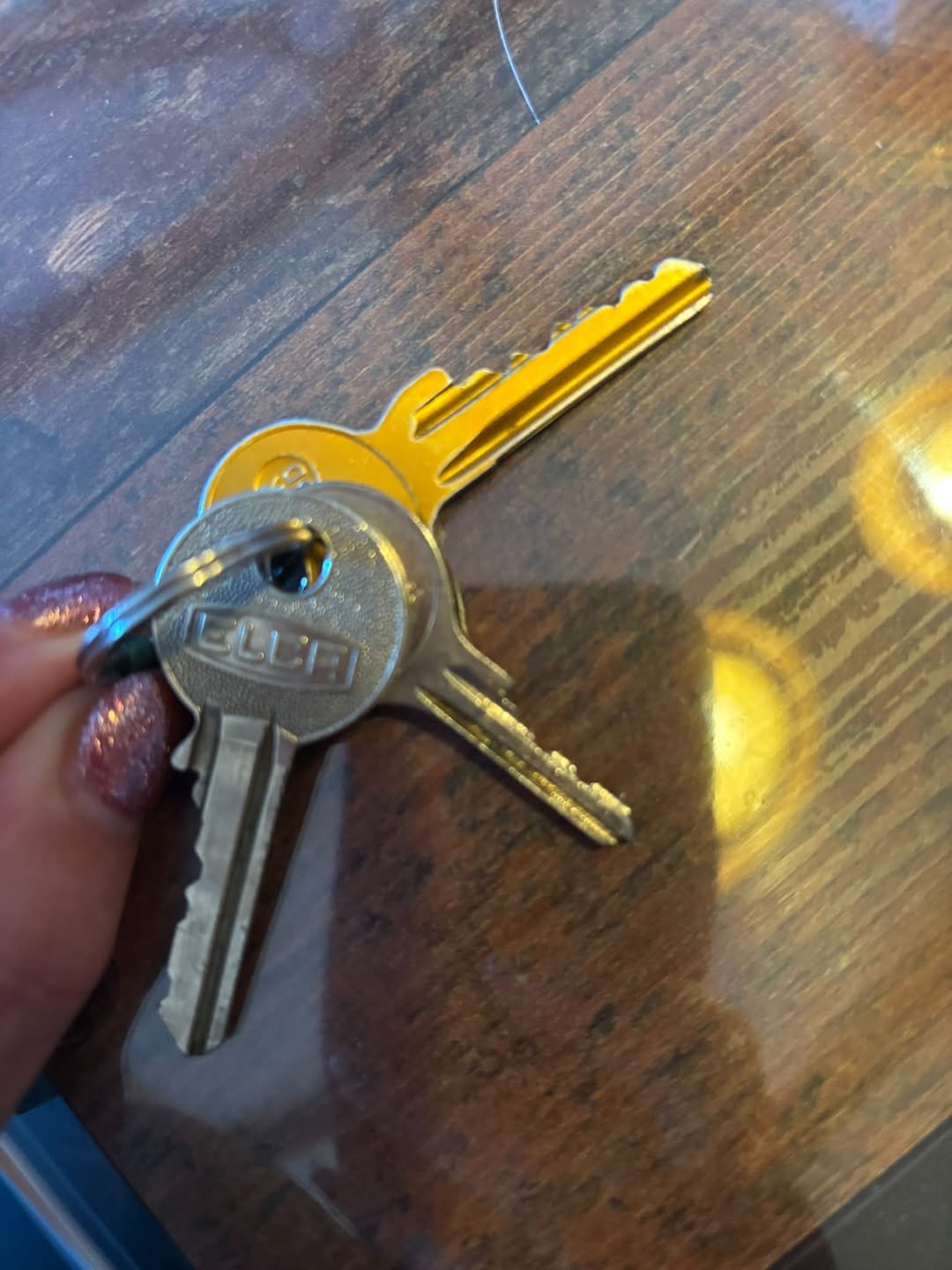 Found keys