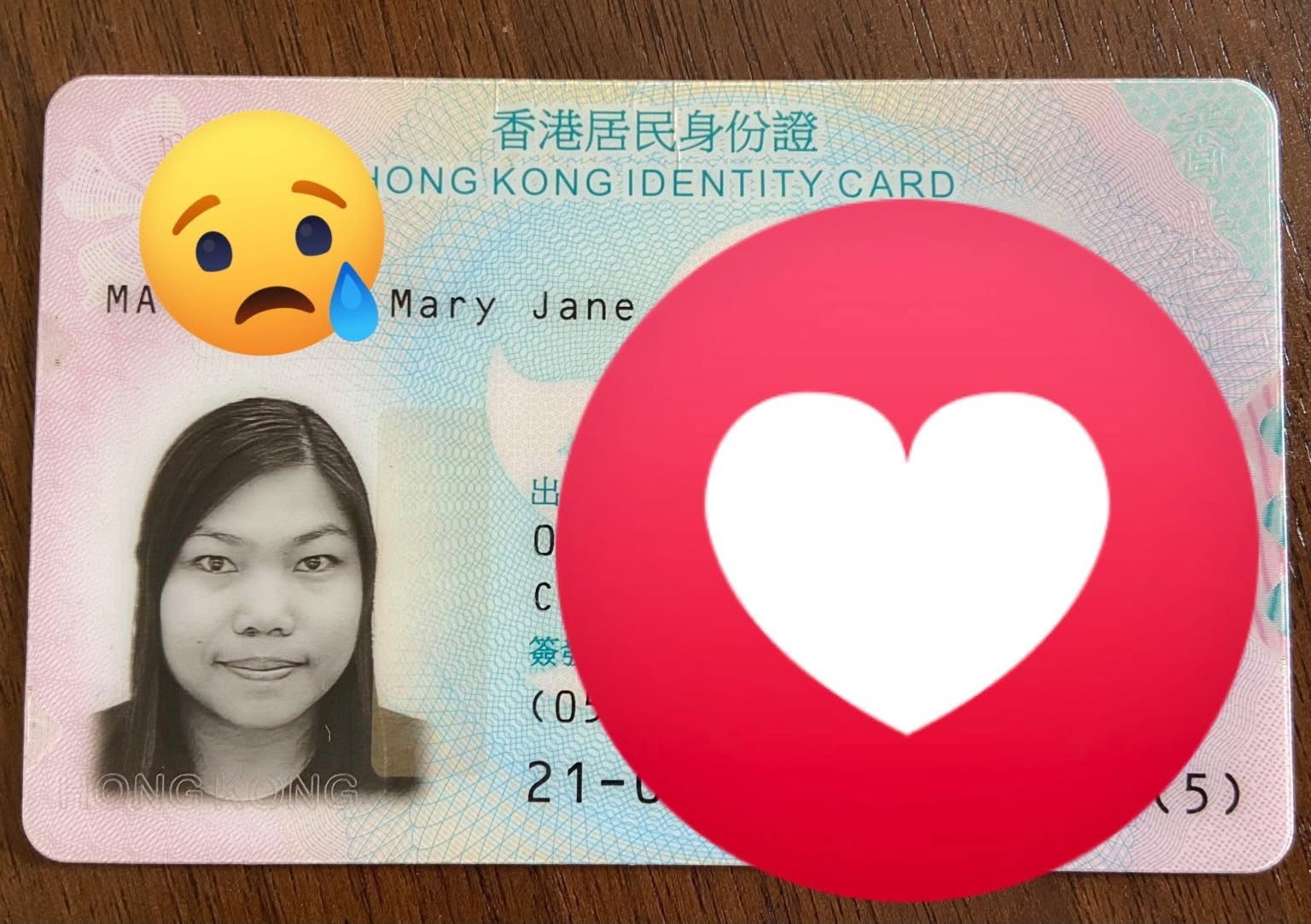 Lost ID in Wan Chai