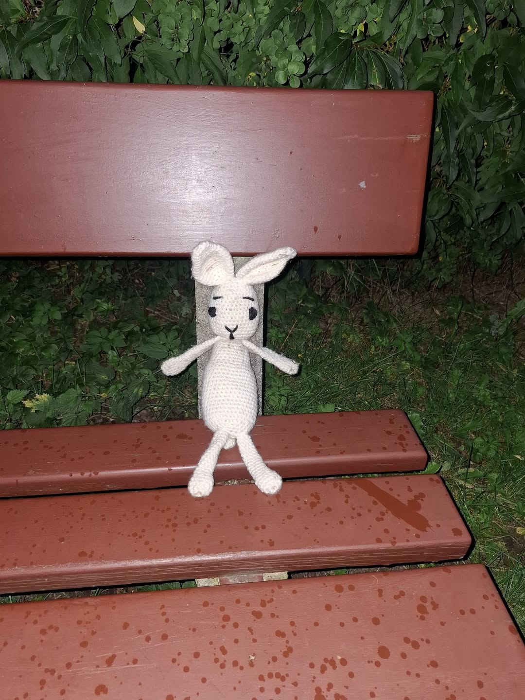 Found Toy in Eisenbahnspielplatz