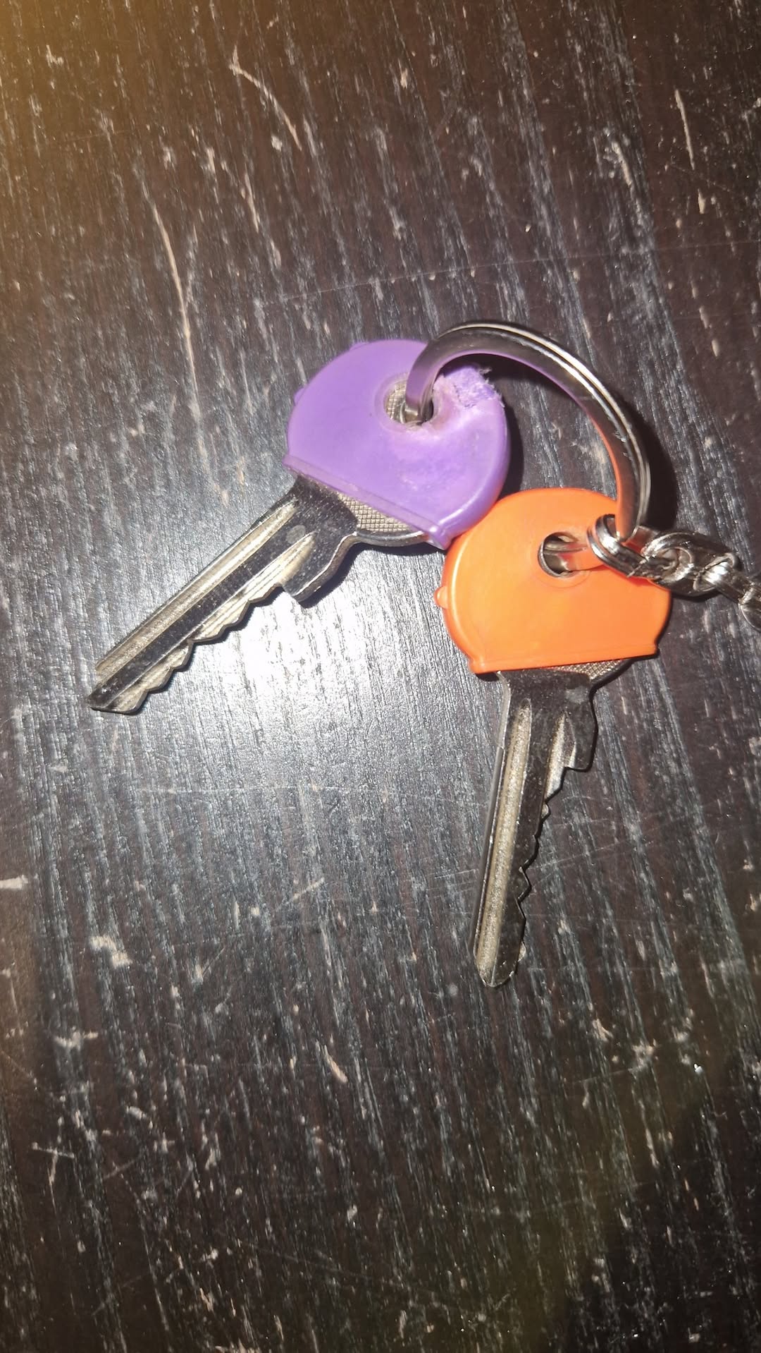 Found keys