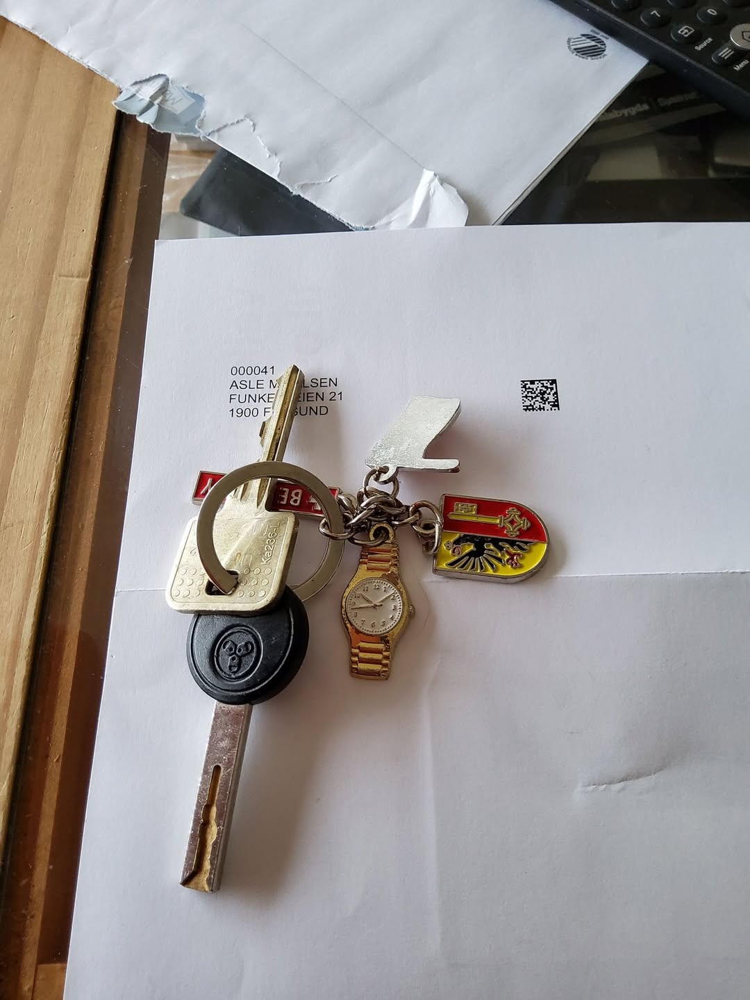 Found keys