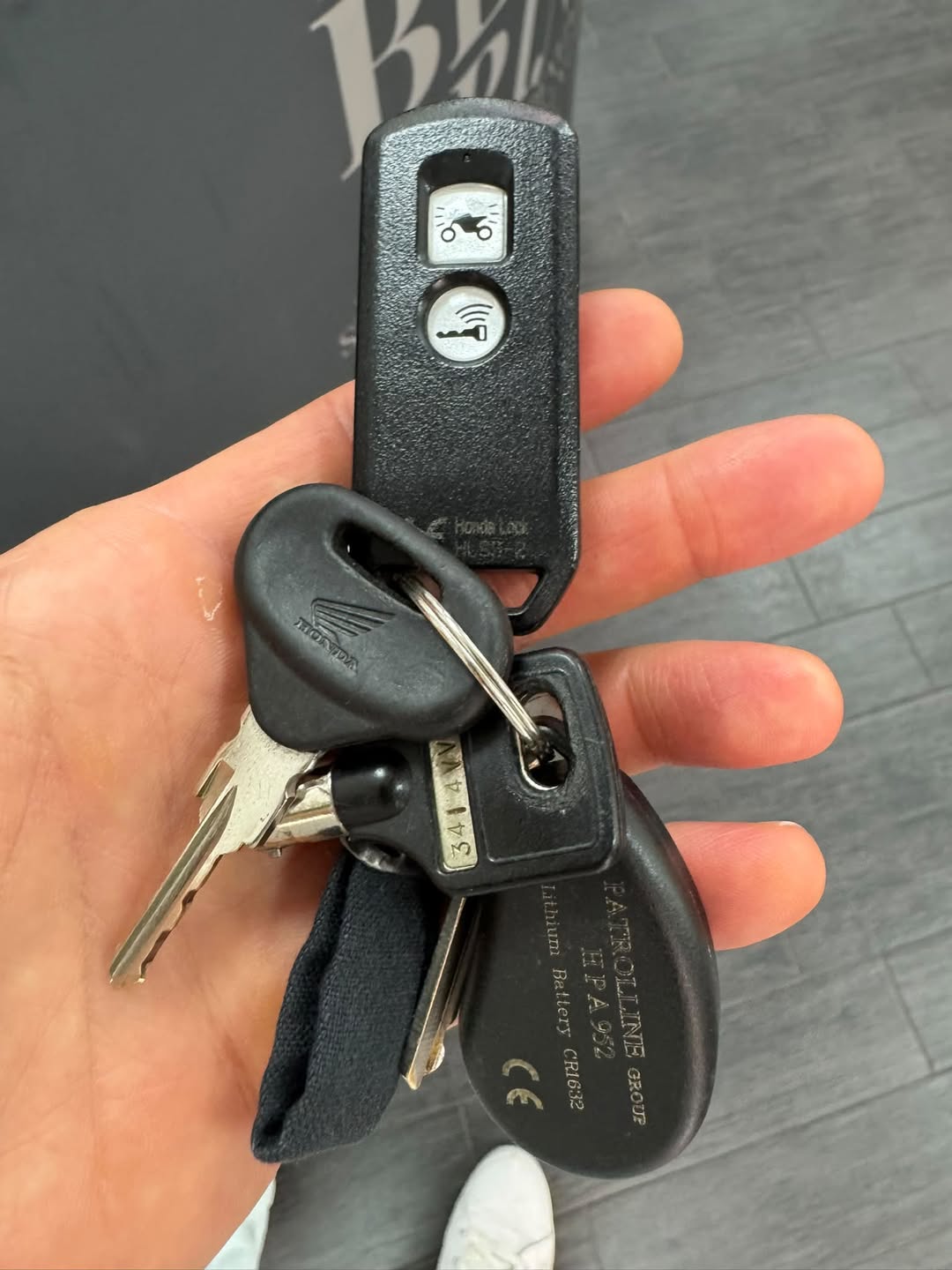 Found keys
