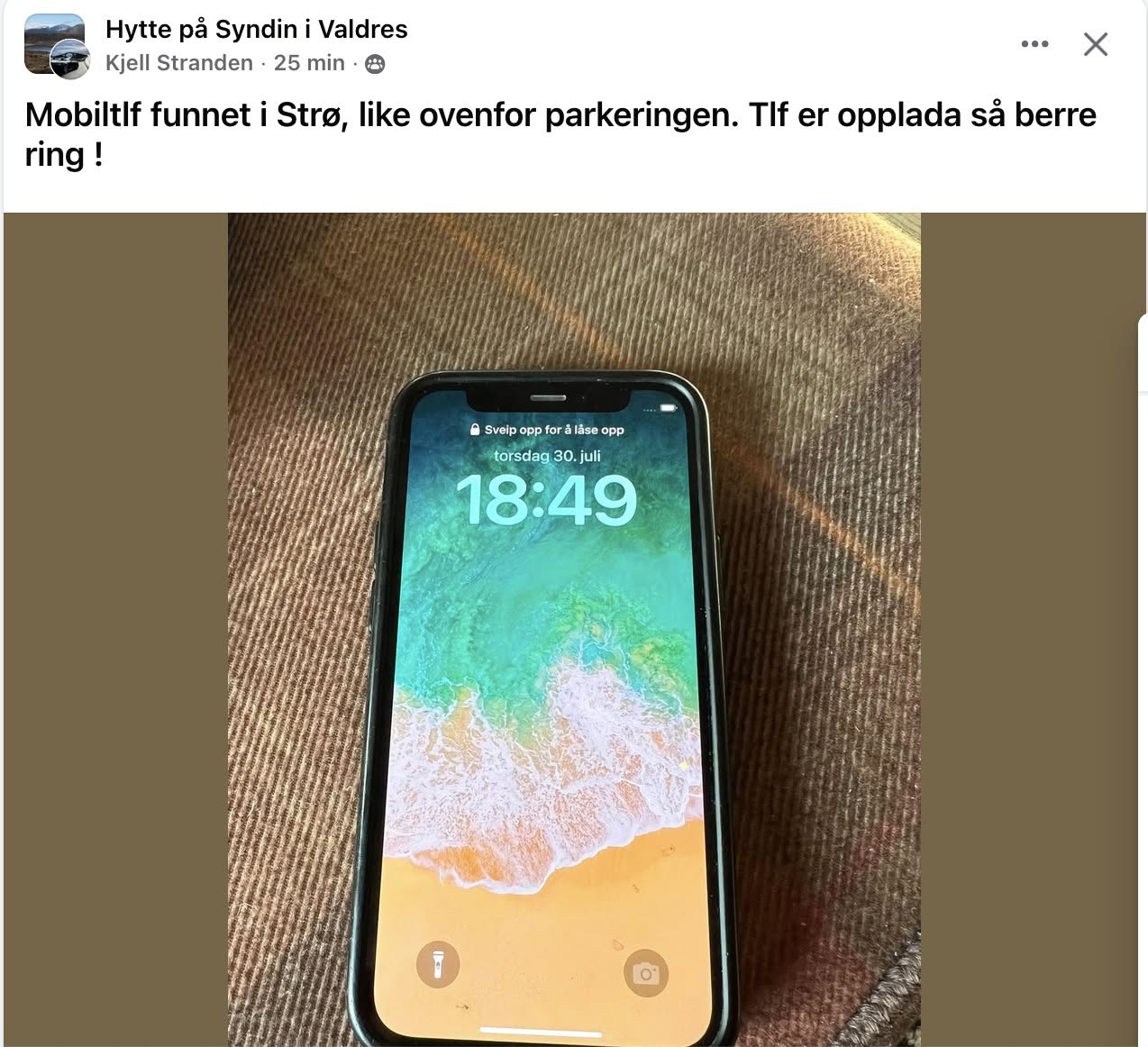 Found phone