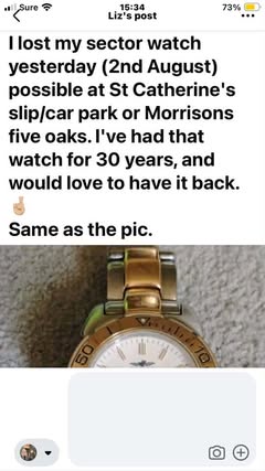 Found Watch in Jersey