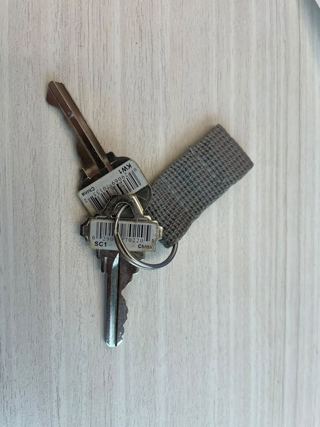 Found keys