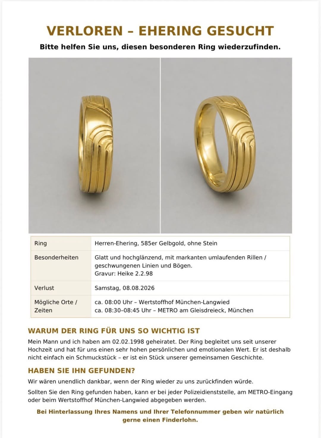 Lost ring