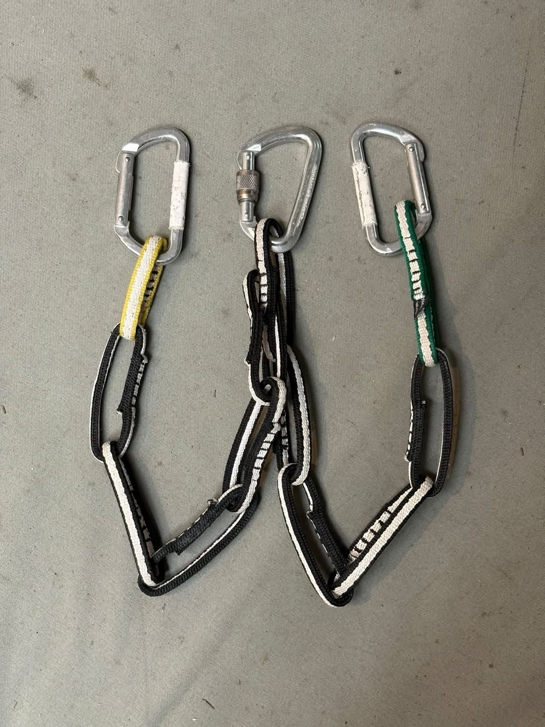 Found climbing gear