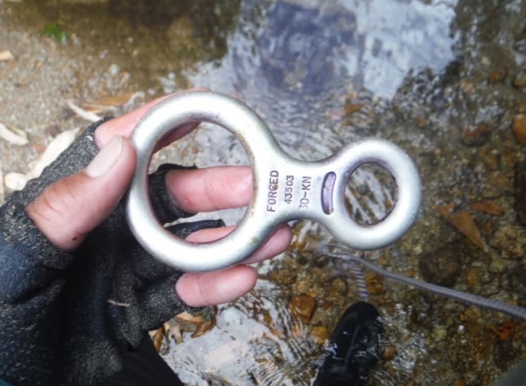 Found climbing gear