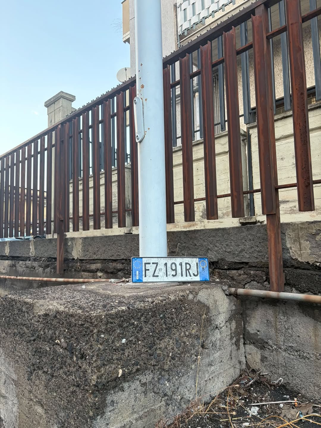 Found license plate