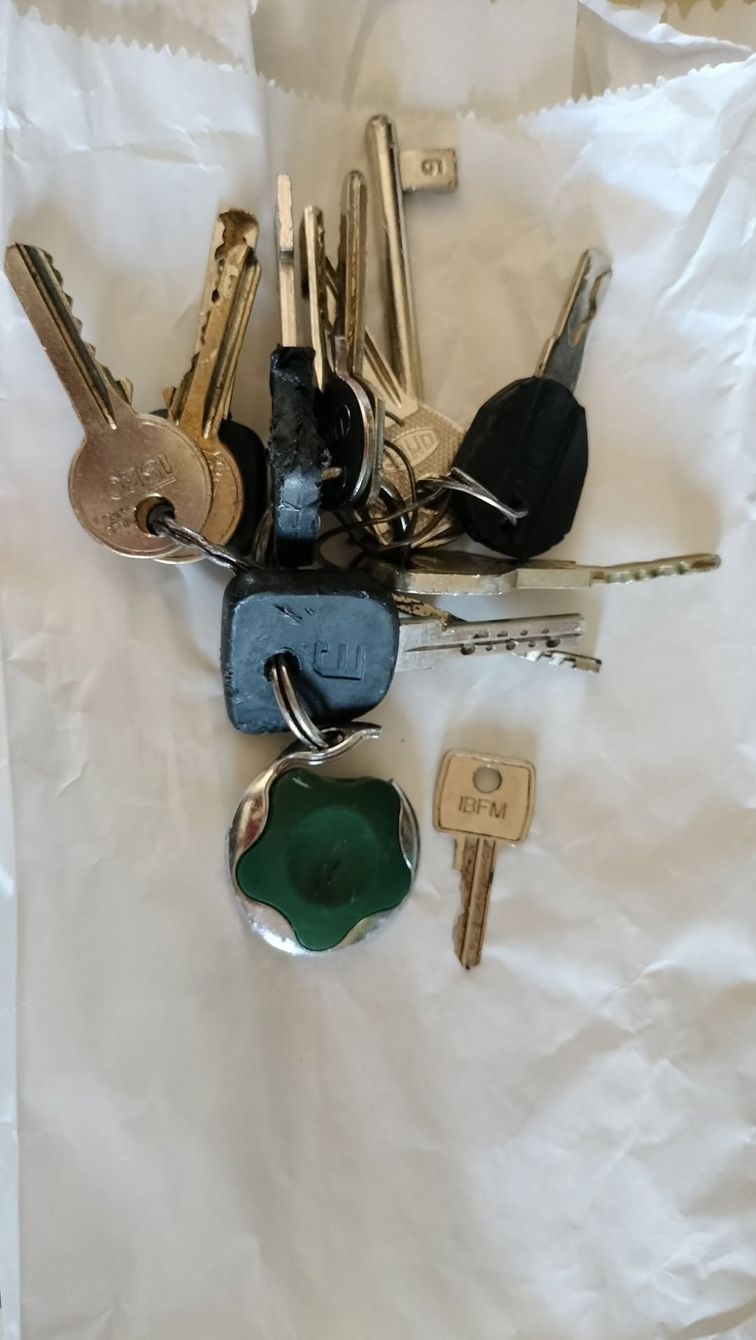 Found keys