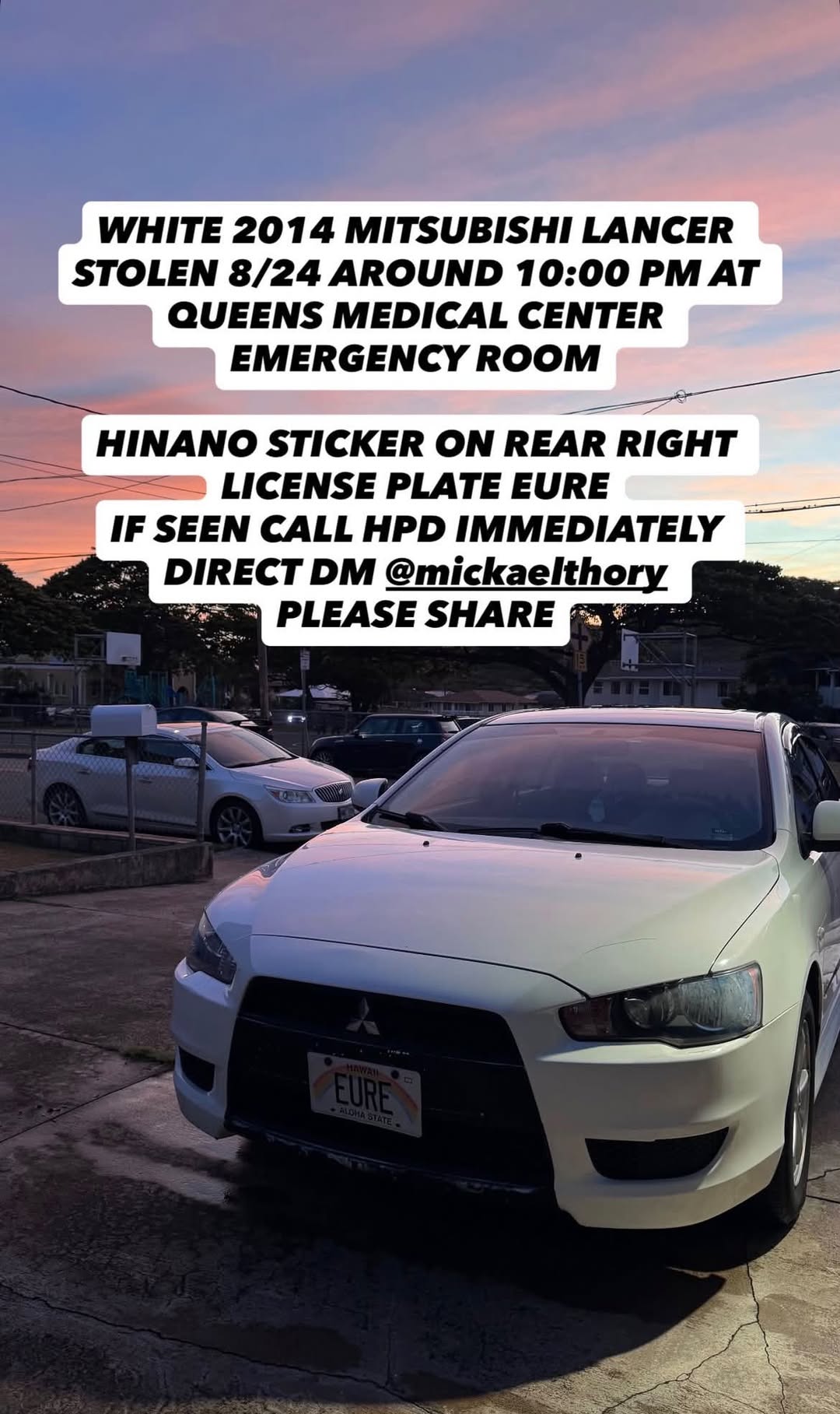 Lost Car in Honolulu