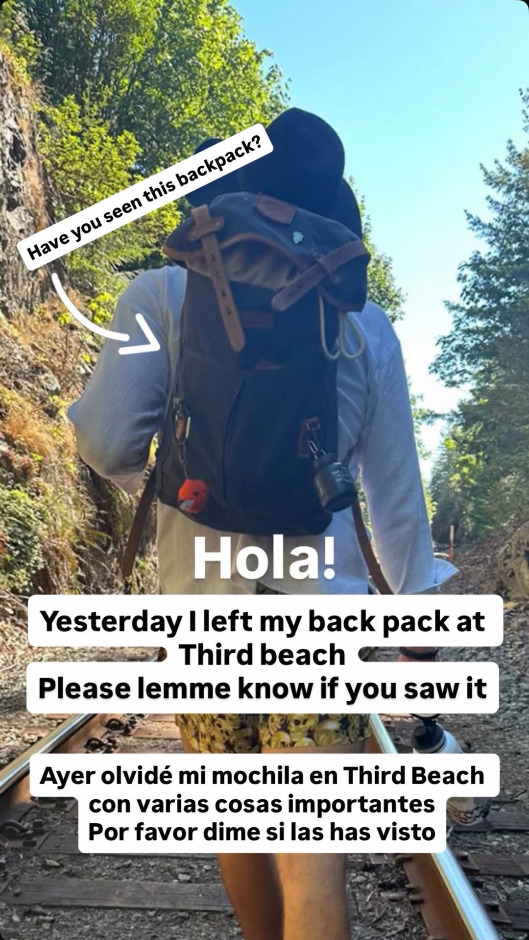 Lost Bag in Third Beach