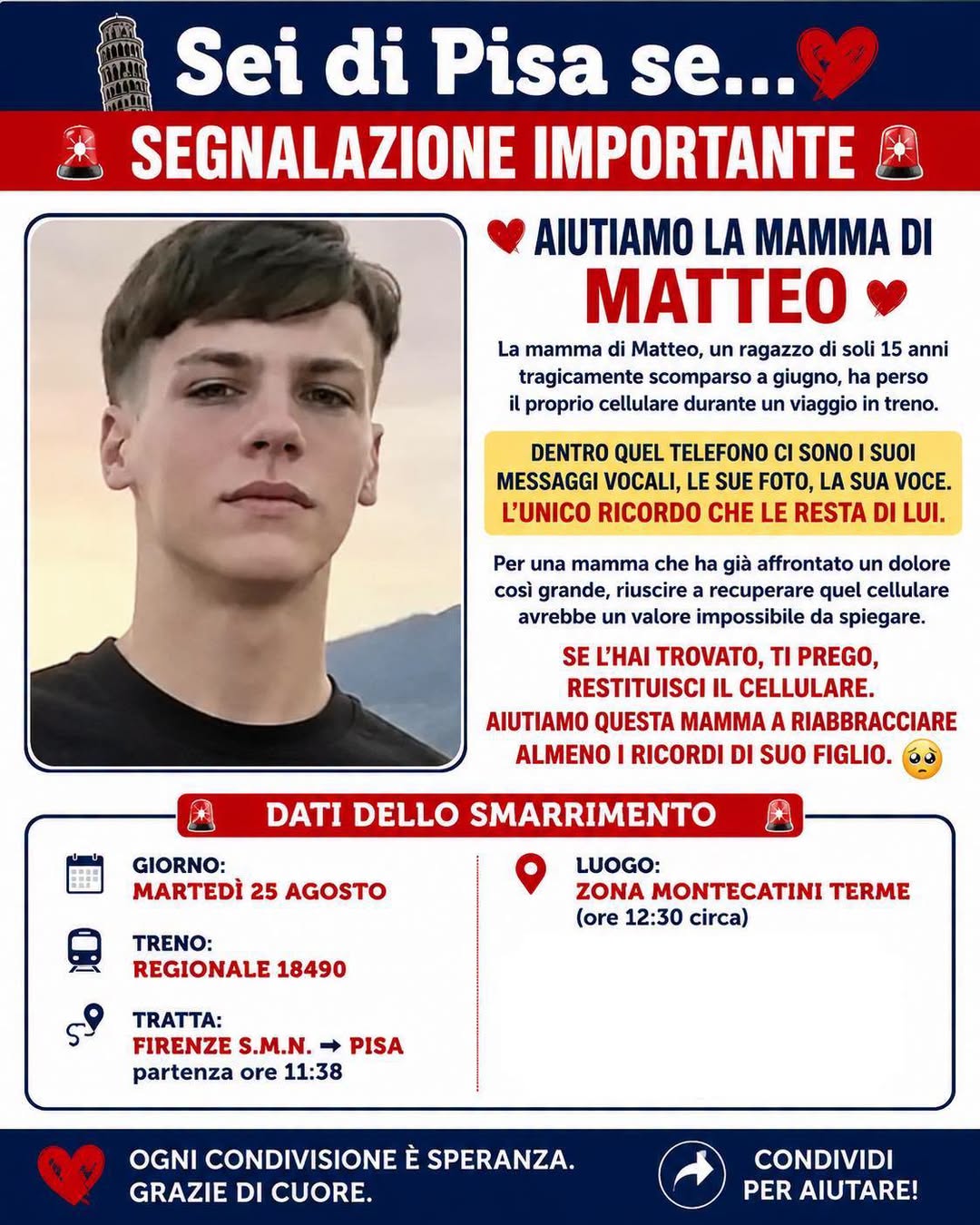 Lost Phone in Montecatini Terme