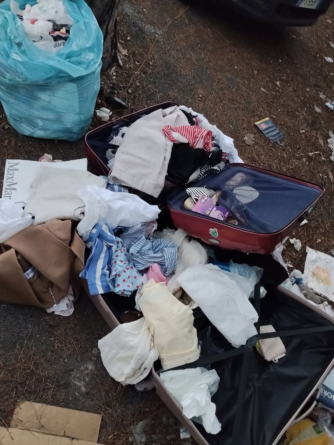 Found suitcase
