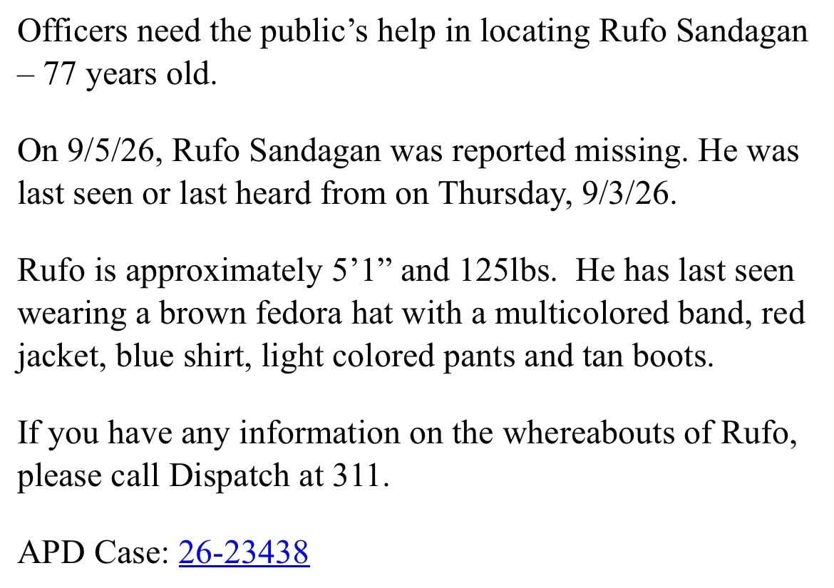 Lost Person in Anchorage