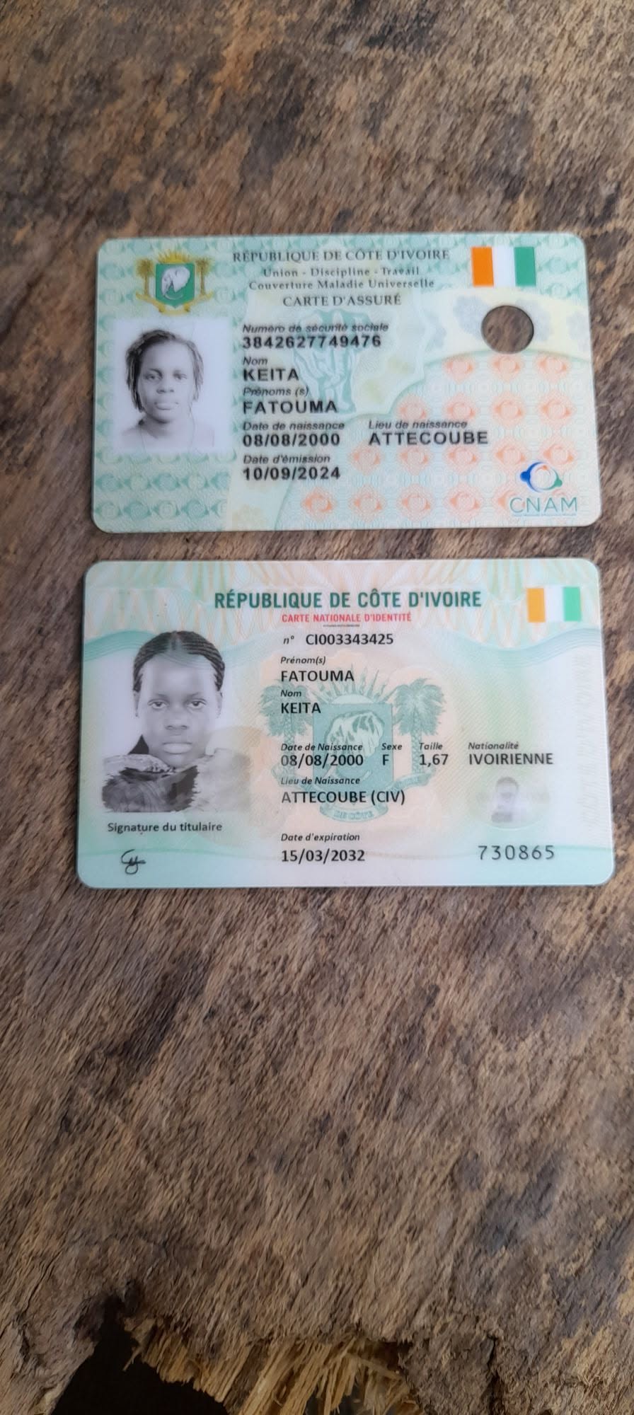 Found ID
