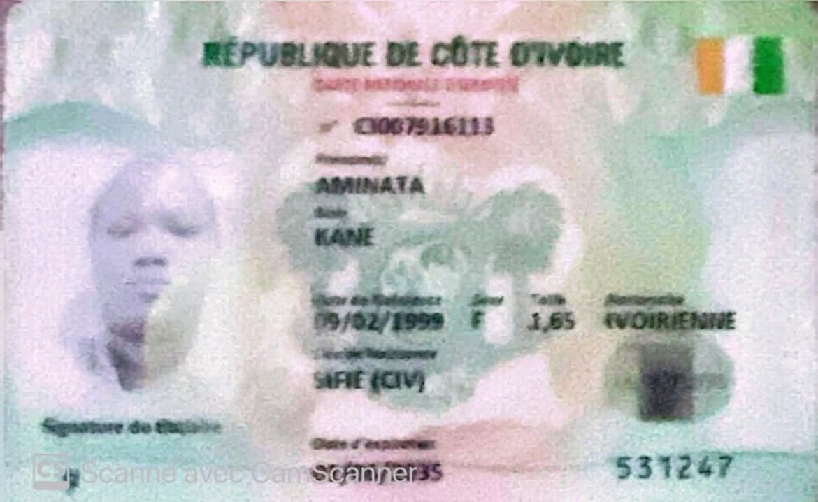 Lost ID in CôTe D'Ivoire