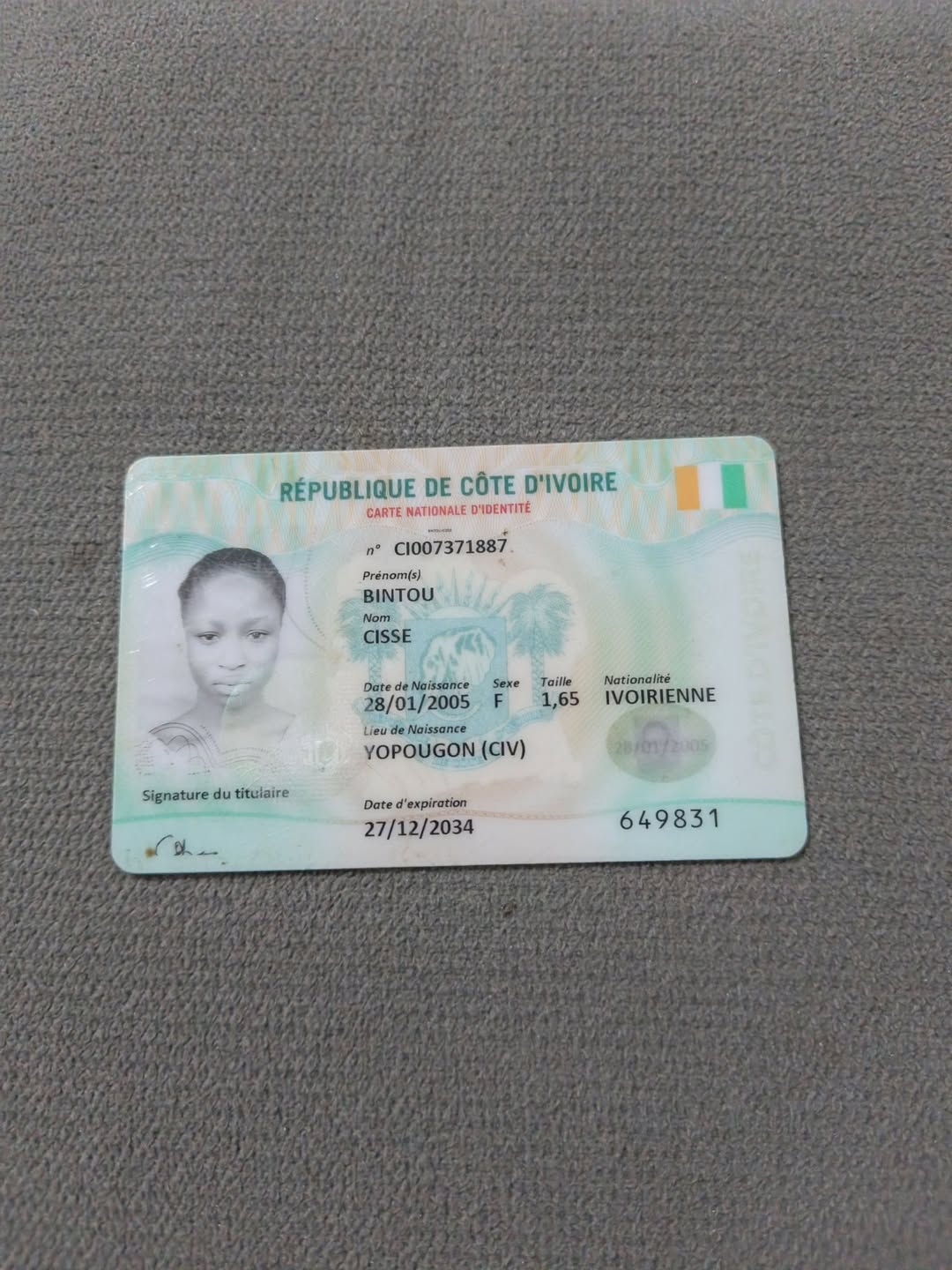 Found ID