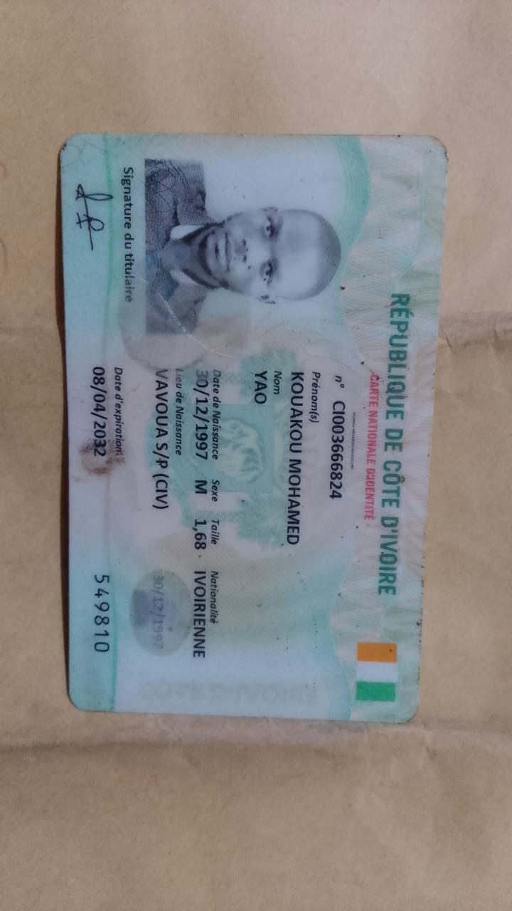 Found ID