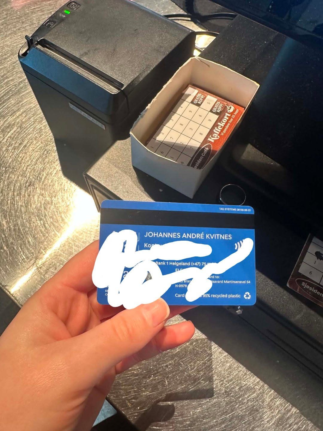 Found Card in MosjøEn