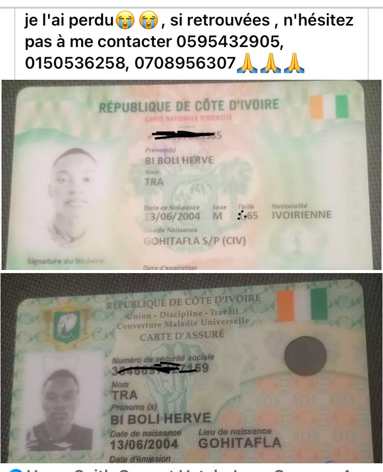 Lost ID